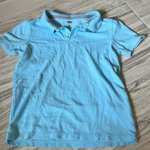 • Old Navy baby blue colored polo, 6/7 •